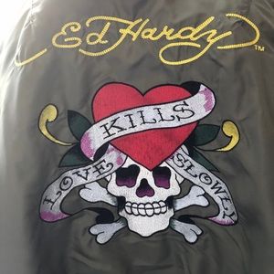 Ed hardy jacket XL. Reversible
